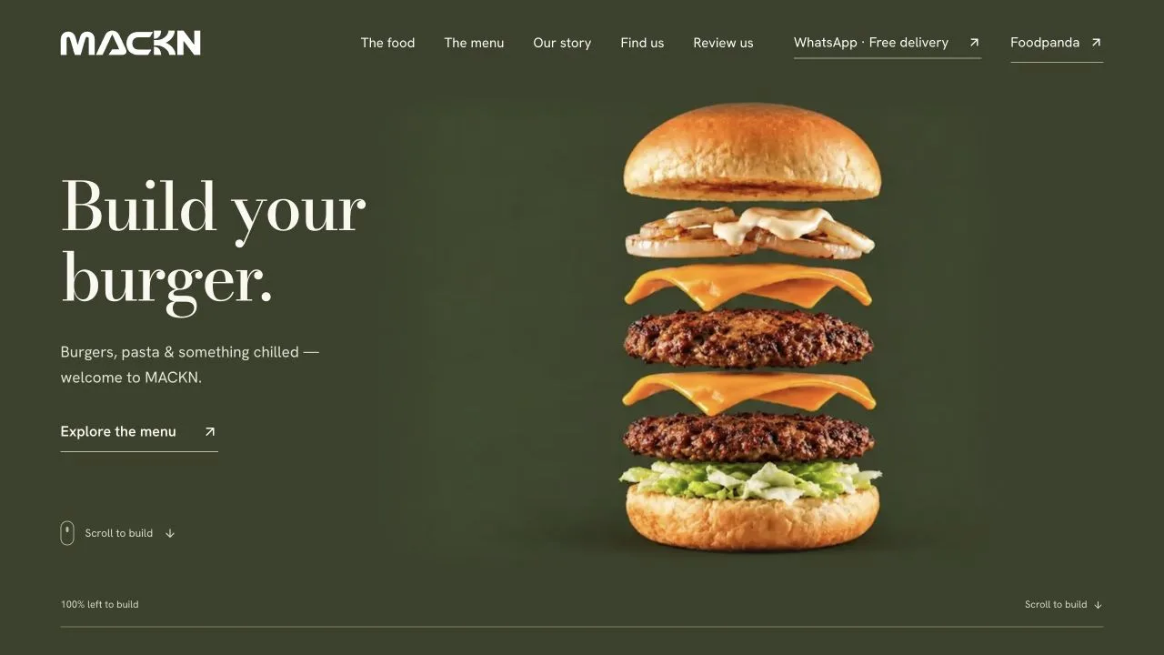 MACKN live homepage